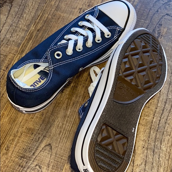 **never worn** blue Chuck Taylors - Picture 2 of 2